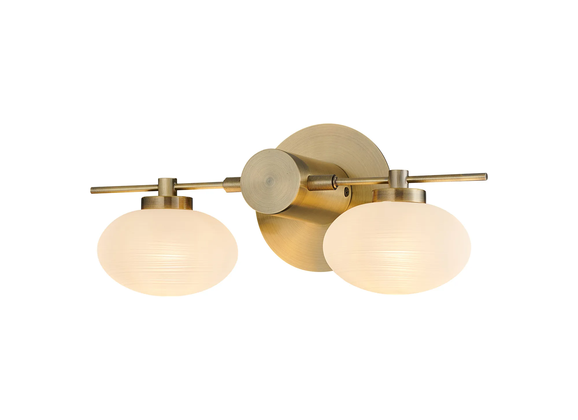 D0973AB/A/OP  Addie Wall Lamp, 2 Light G9, Antique Brass/Opal A Glass